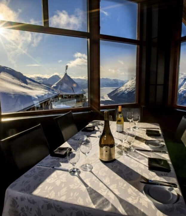 Fine mountain-top dining at Alyeska Resort